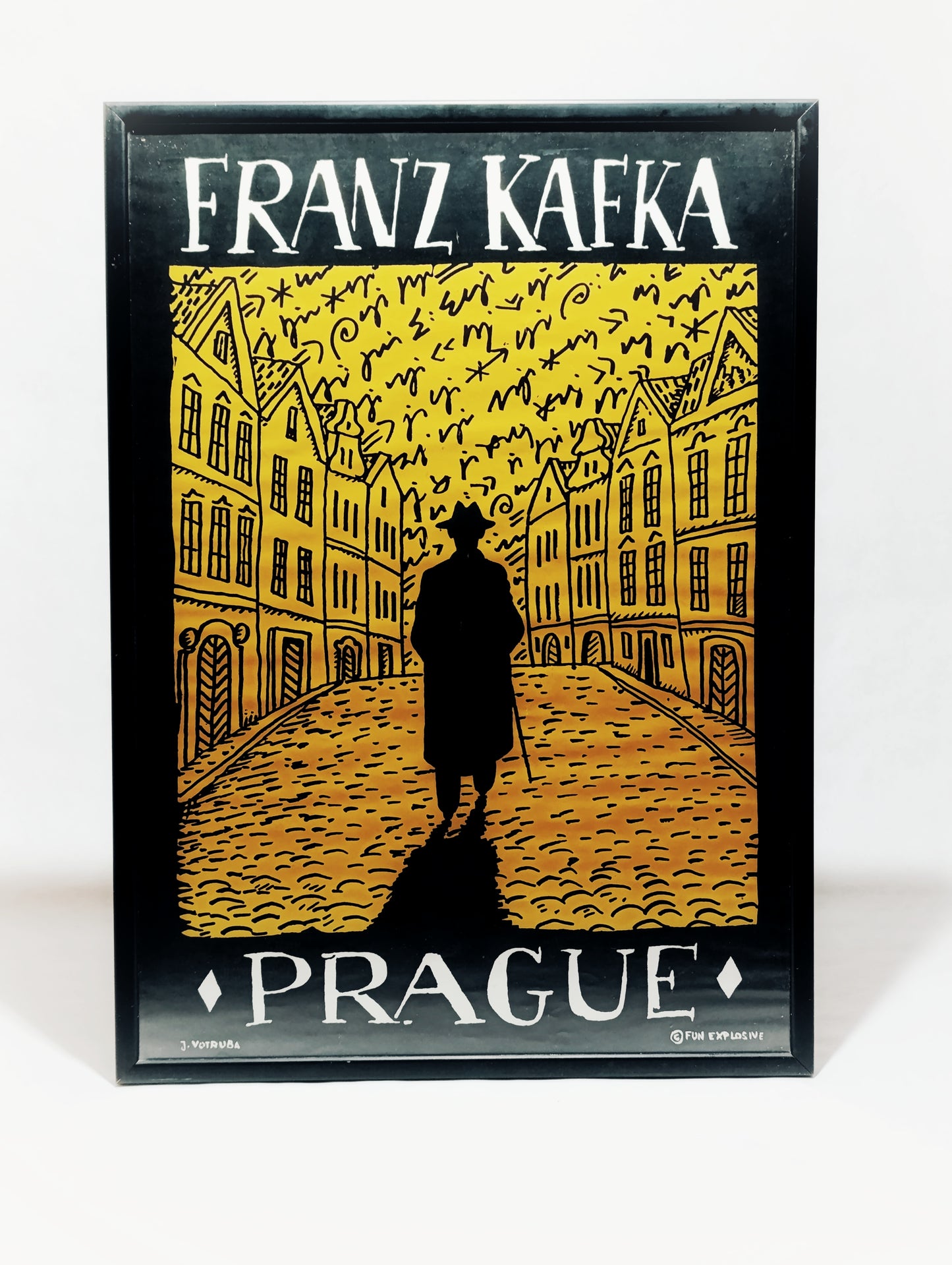 Lámina Enmarcada de Franz Kafka (1883-1924) | Praga