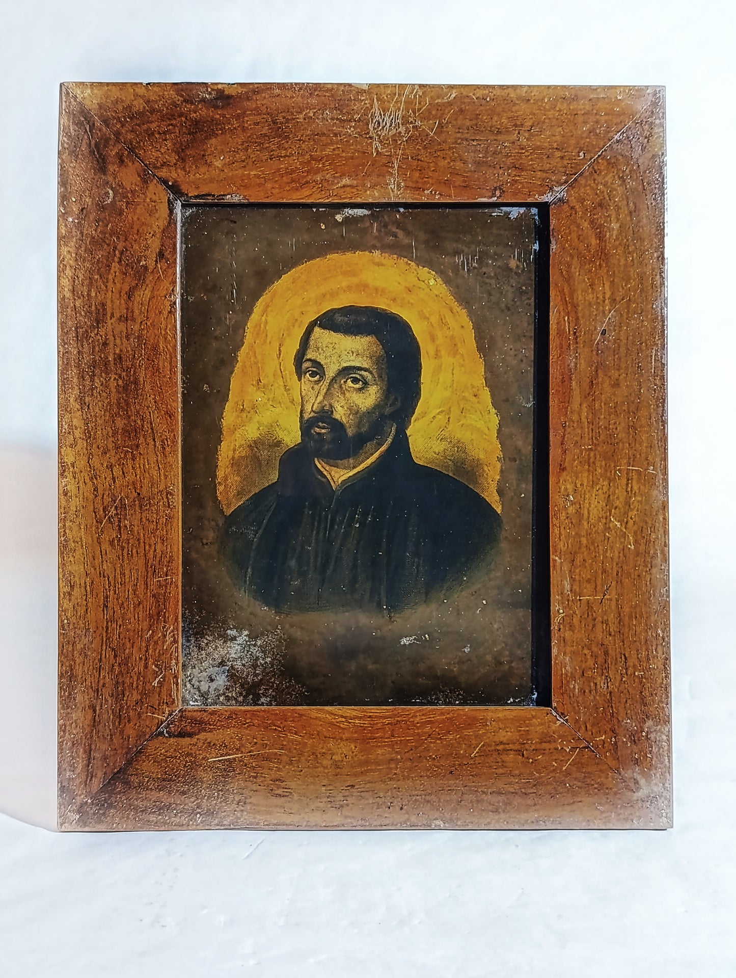 Cuadro Antiguo de San Ignacio de Loyola