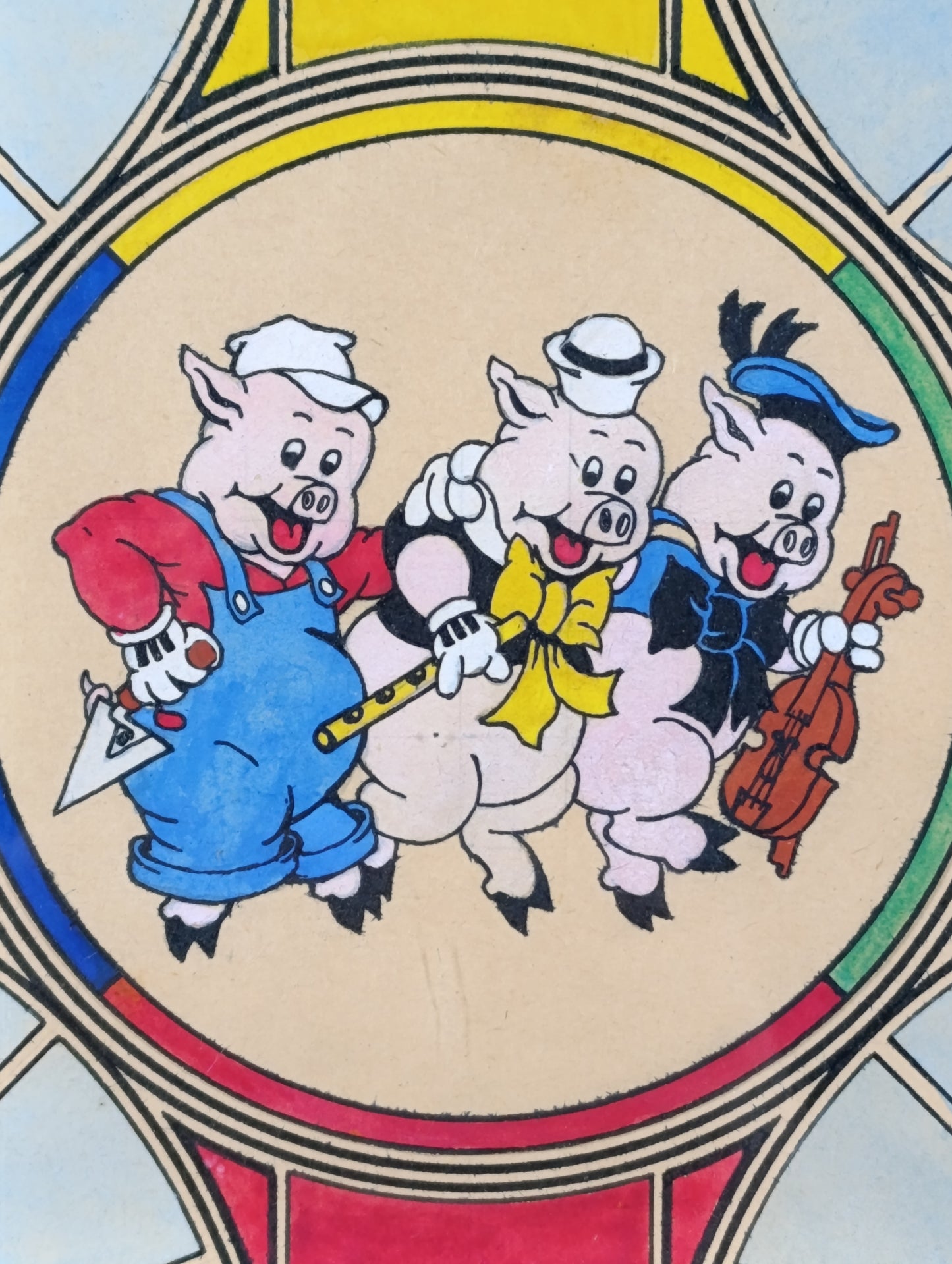 Parchís pintado a mano - Años 40