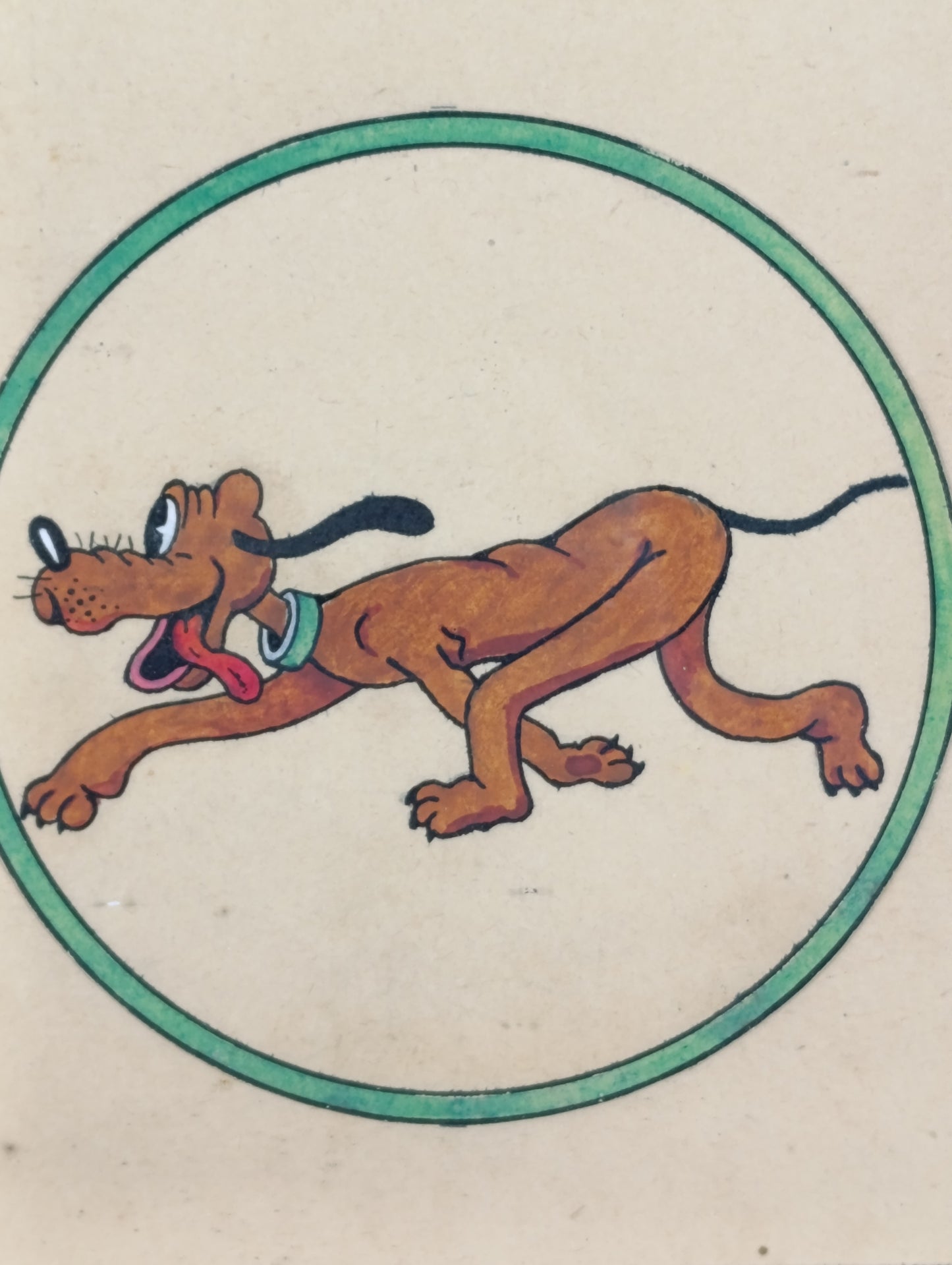 Parchís pintado a mano - Años 40