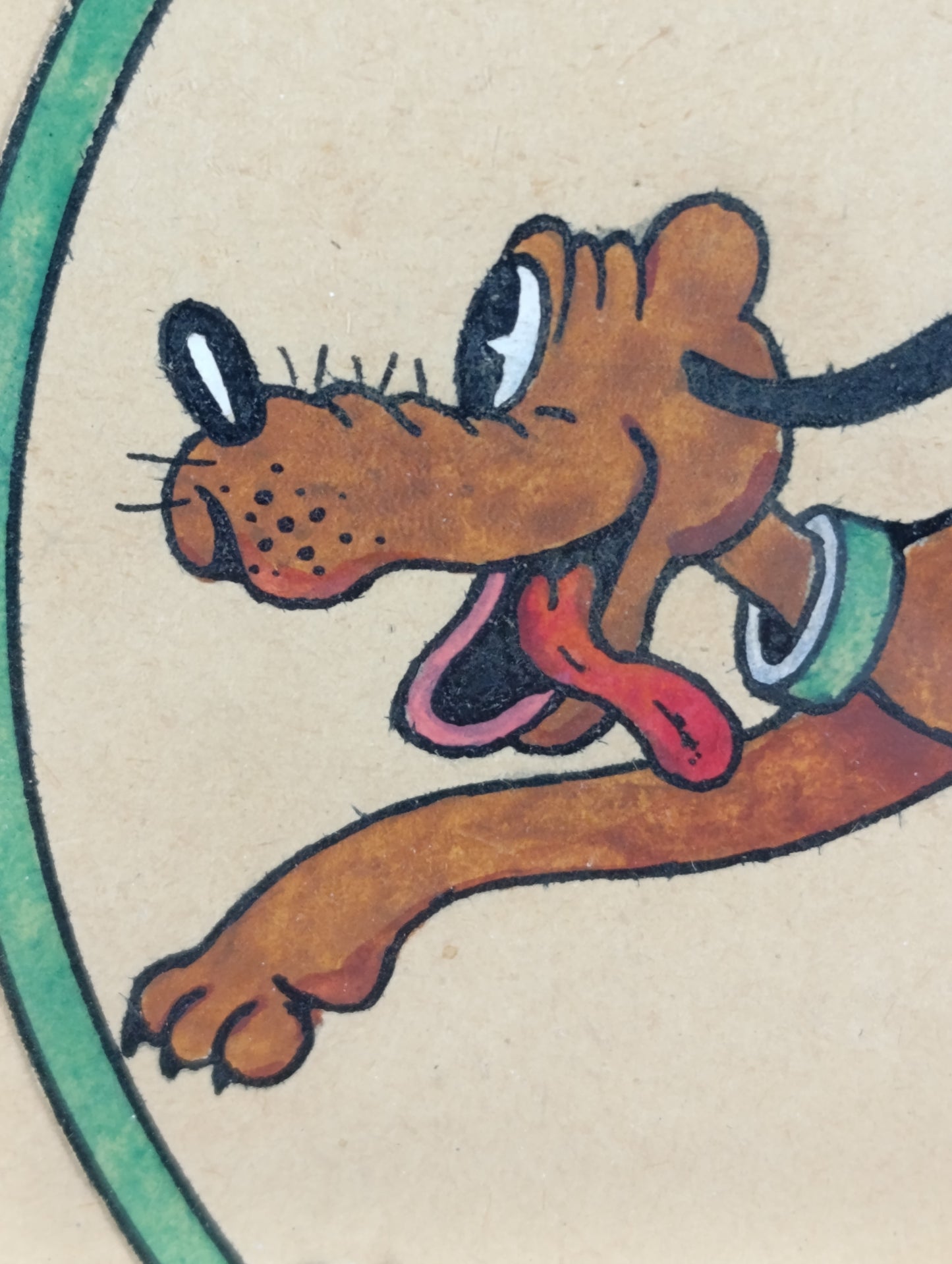 Parchís pintado a mano - Años 40