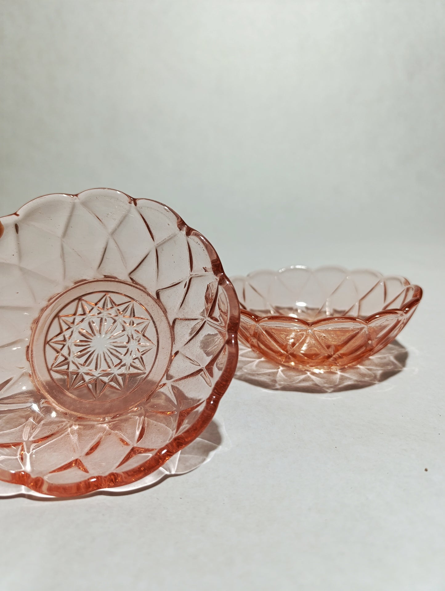 Bol Rosa de Cristal (2 piezas)