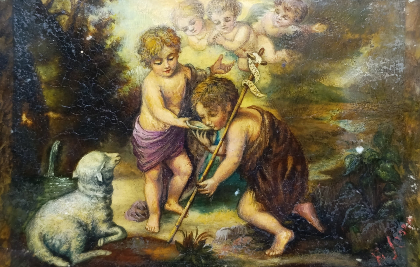 Óleo sobre Opalina