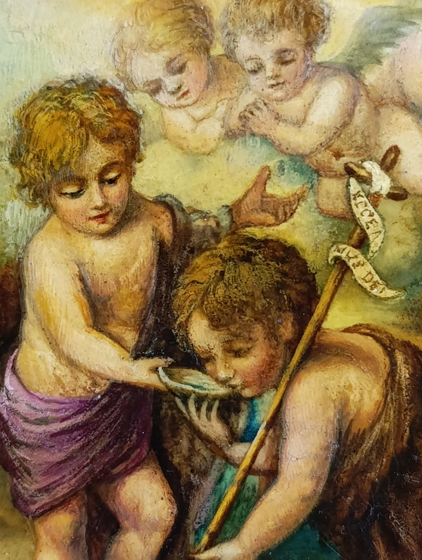Óleo sobre Opalina