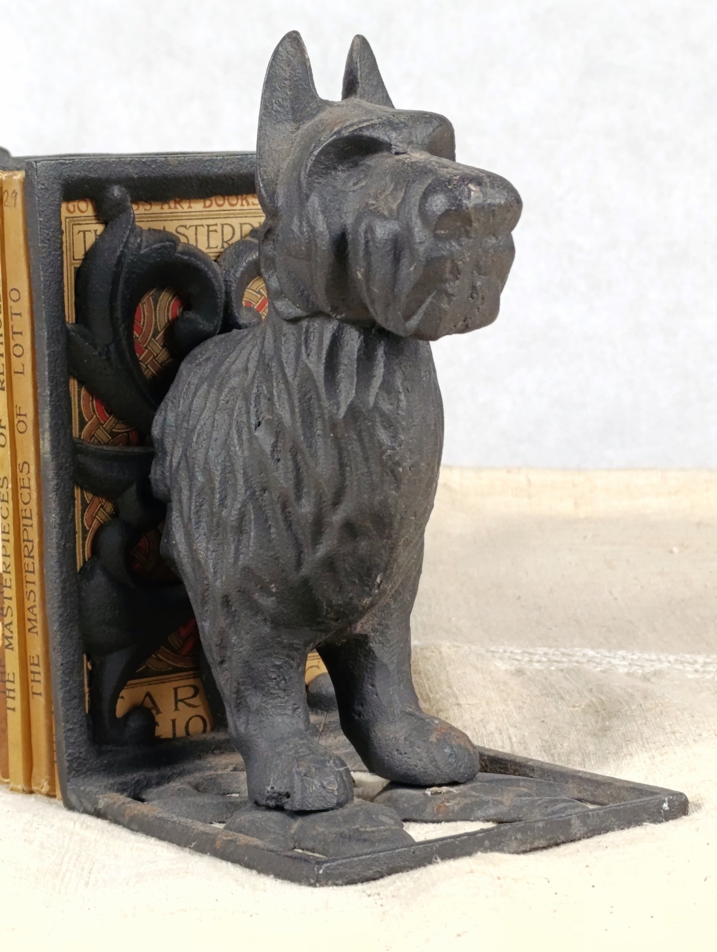 Sujeta-libros Schnauzer