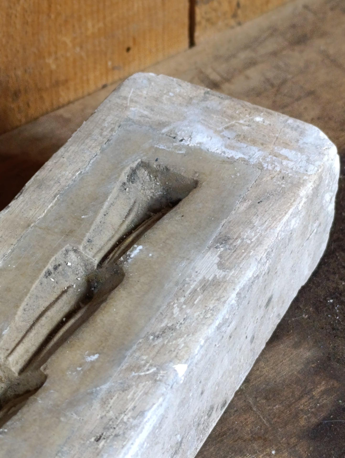 Molde n3. Pieza del siglo XIX para creación de molduras de marcos | Pieza difícil de encontrar