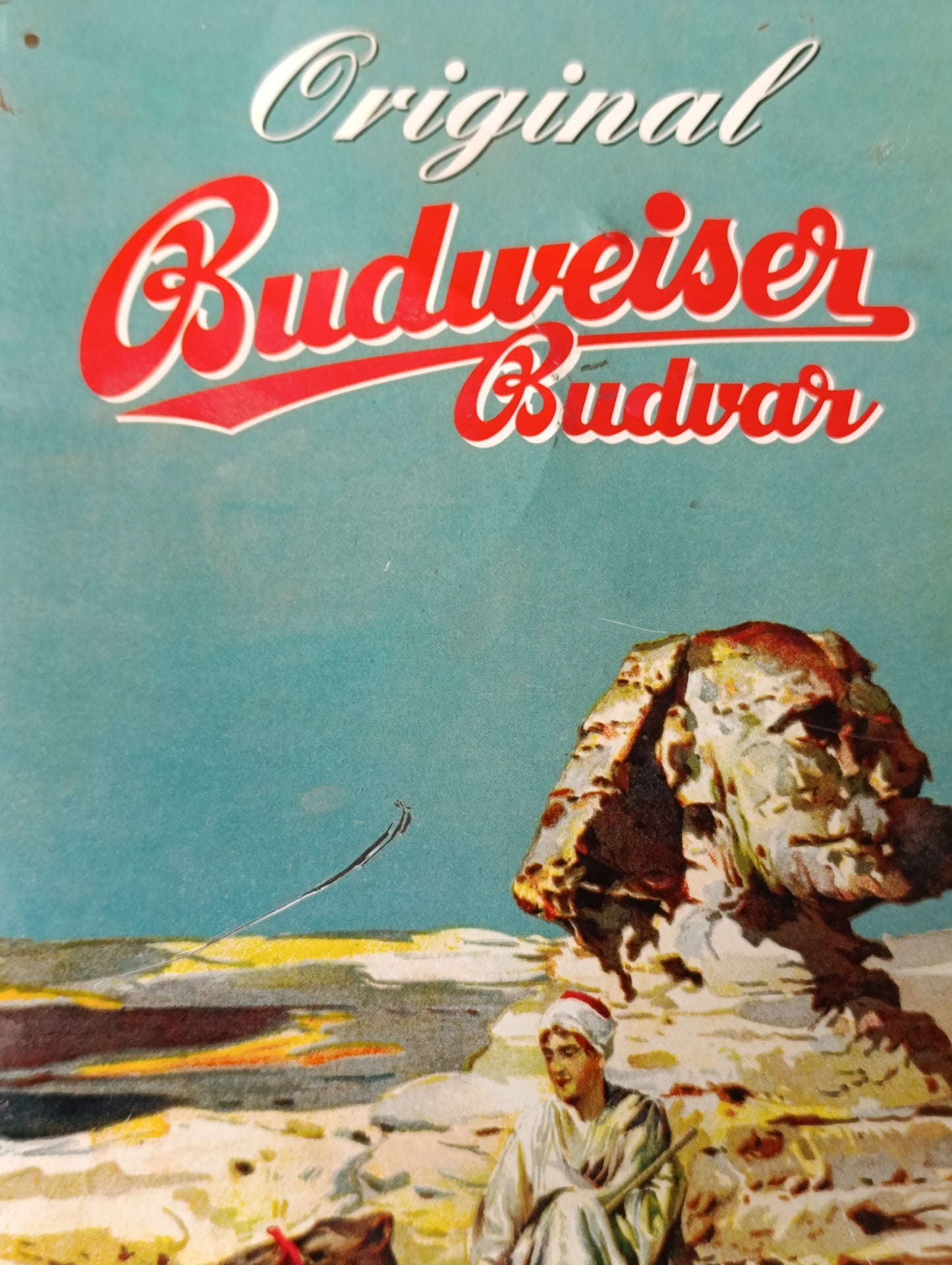 Cartel Original de Cerveza BUDWEISER