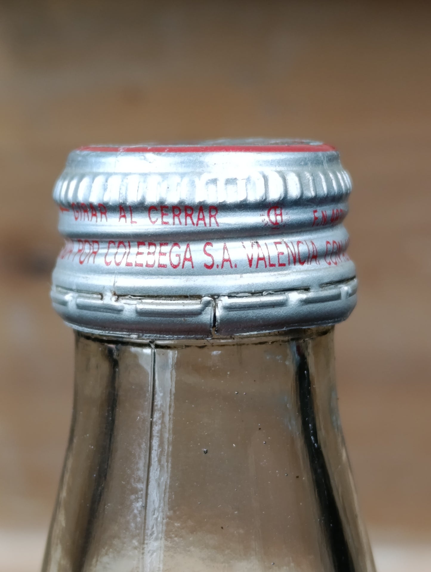Botella Coca-Cola 1L con Tapón Original | Años 60/70