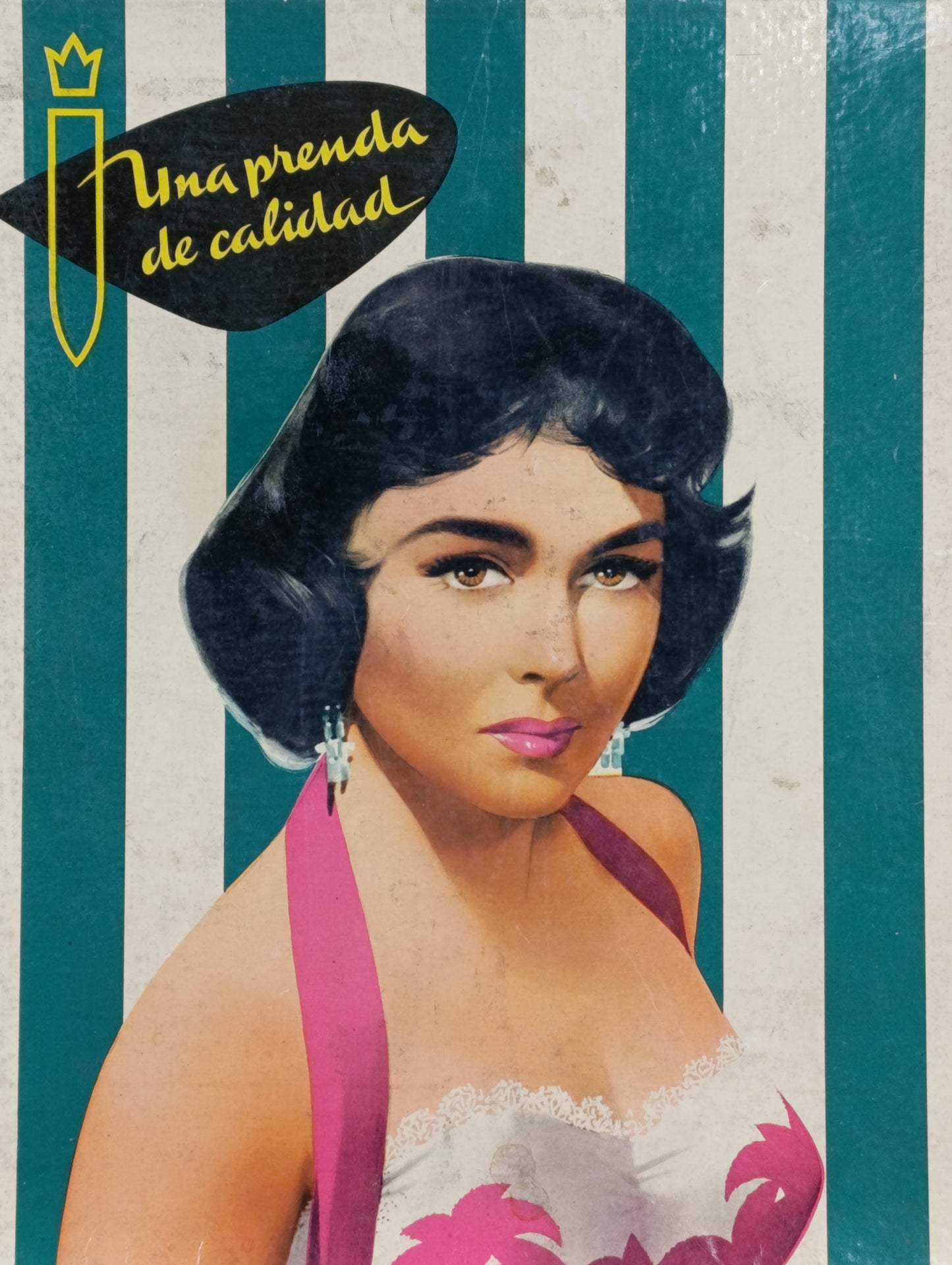 Caja antigua de prendas para mujer | Años 60 | vintage