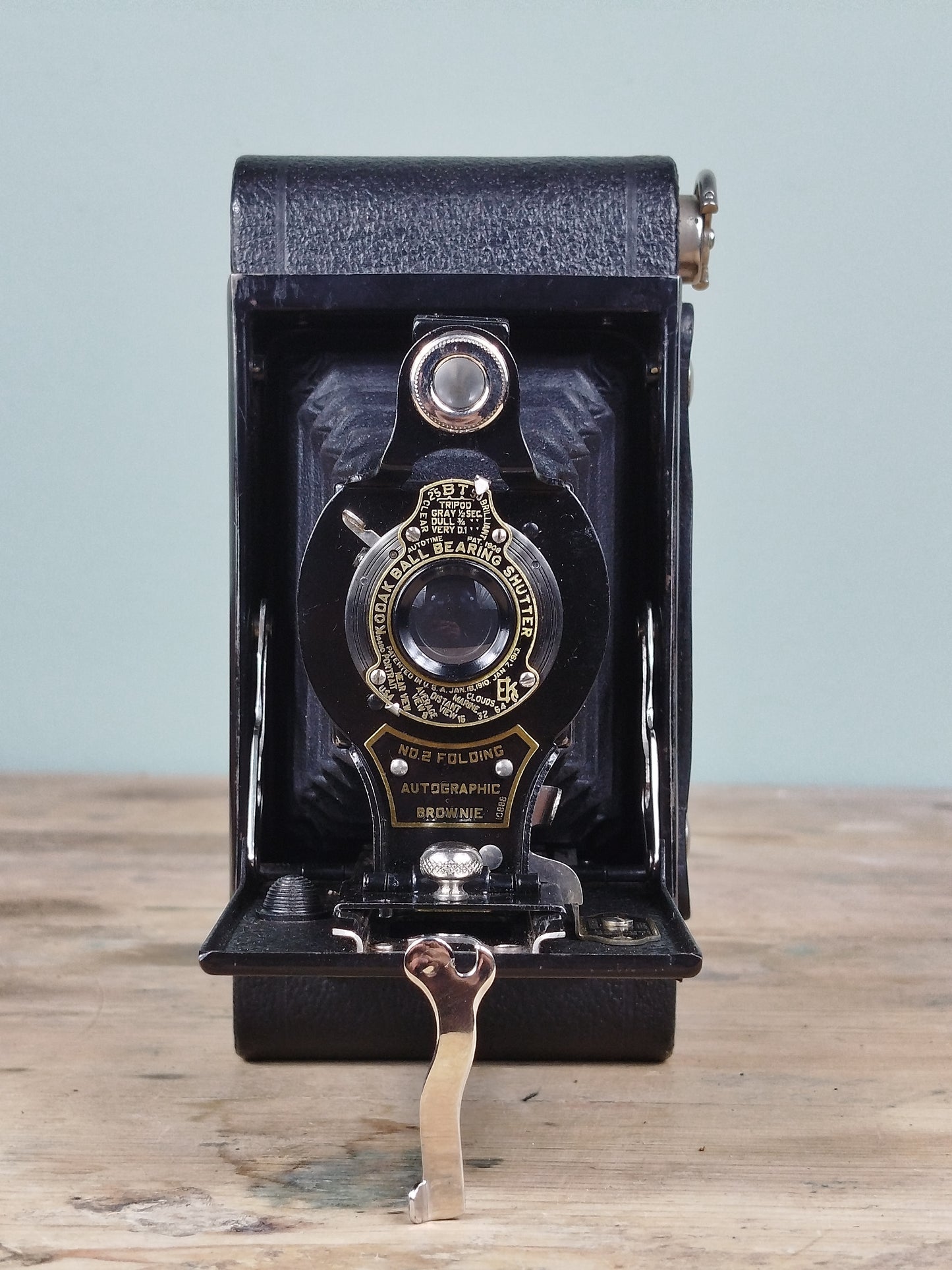 Kodak de fuelle Nº2 | Estado de museo con funda original