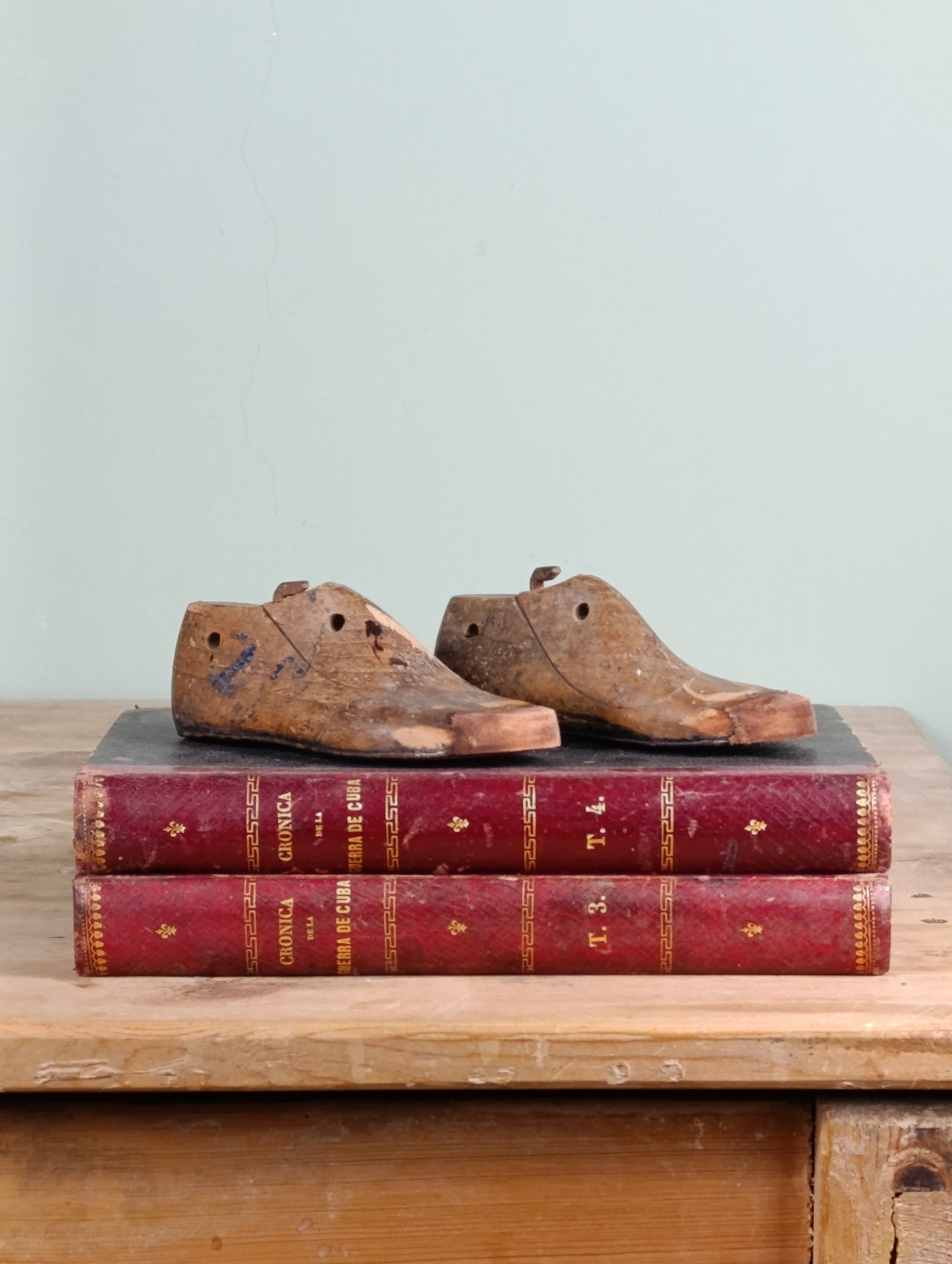 Pareja de Hormas de Zapatos de Niño N° 20 - Principios Siglo XX