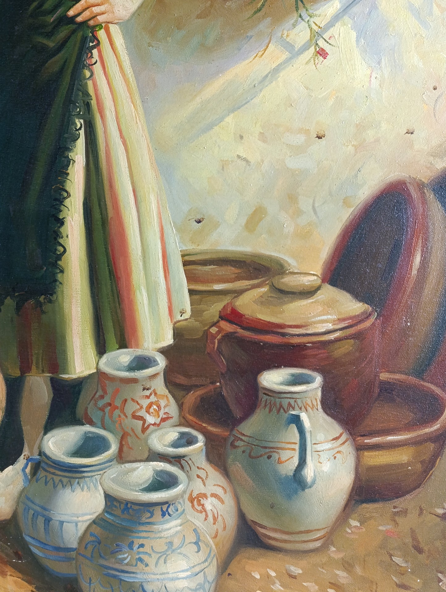 Óleo sobre Lienzo "Escena Valenciana"