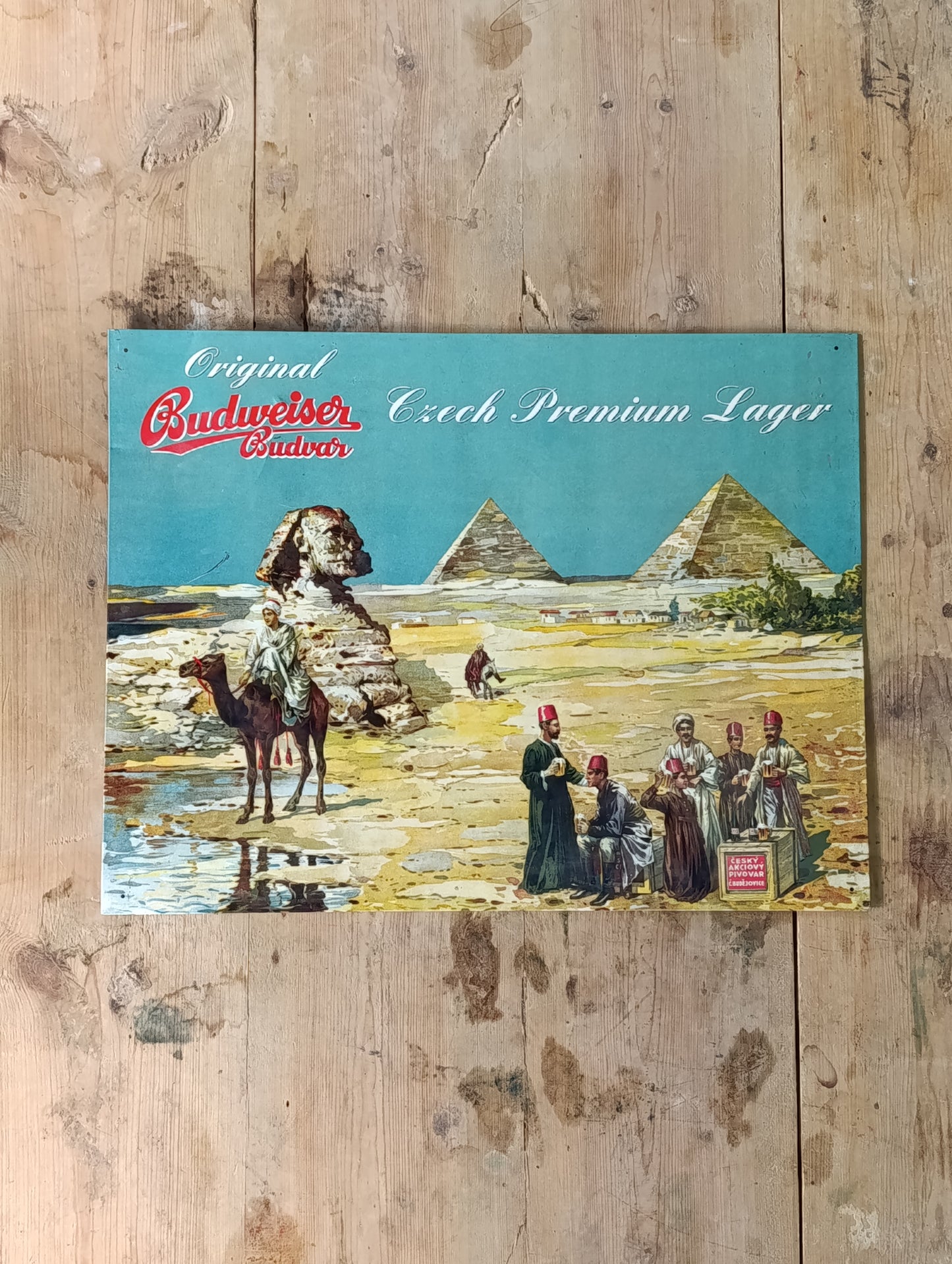 Cartel Original de Cerveza BUDWEISER