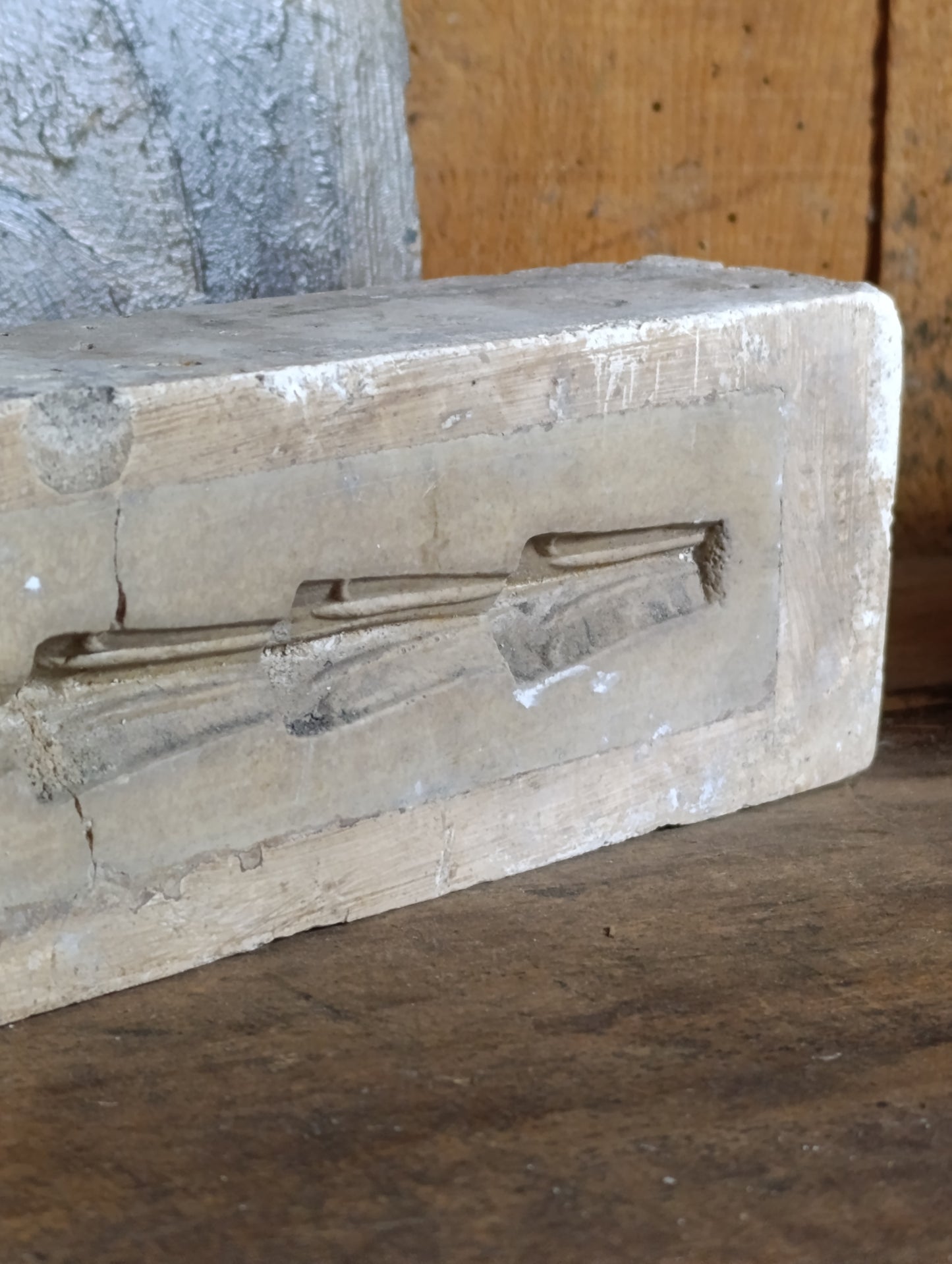 Molde n3. Pieza del siglo XIX para creación de molduras de marcos | Pieza difícil de encontrar