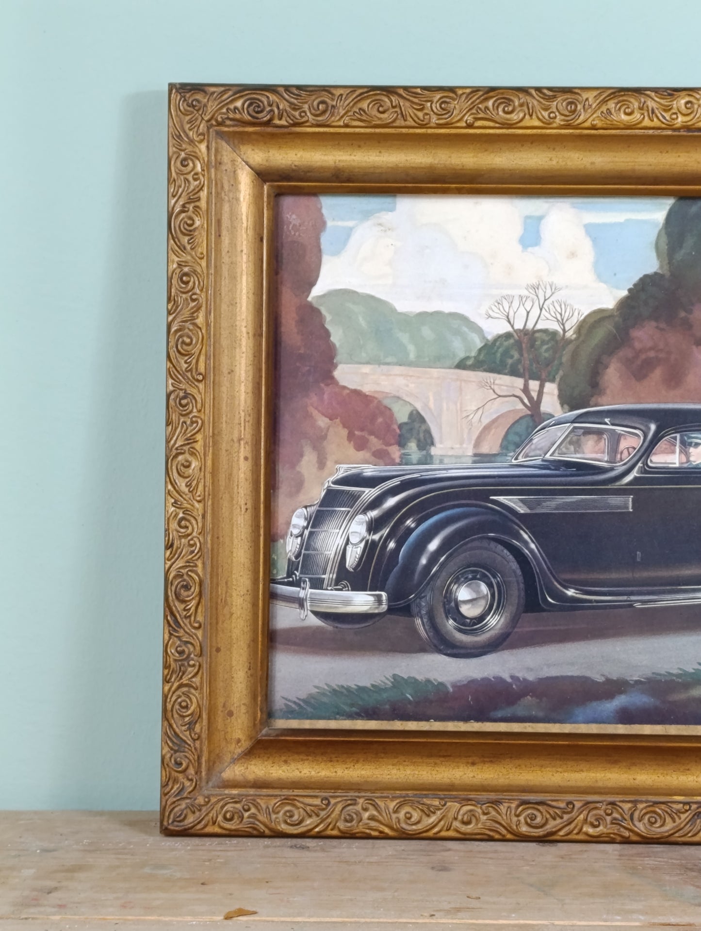 Ilustración de catálogo Chrysler Airflow de 1935