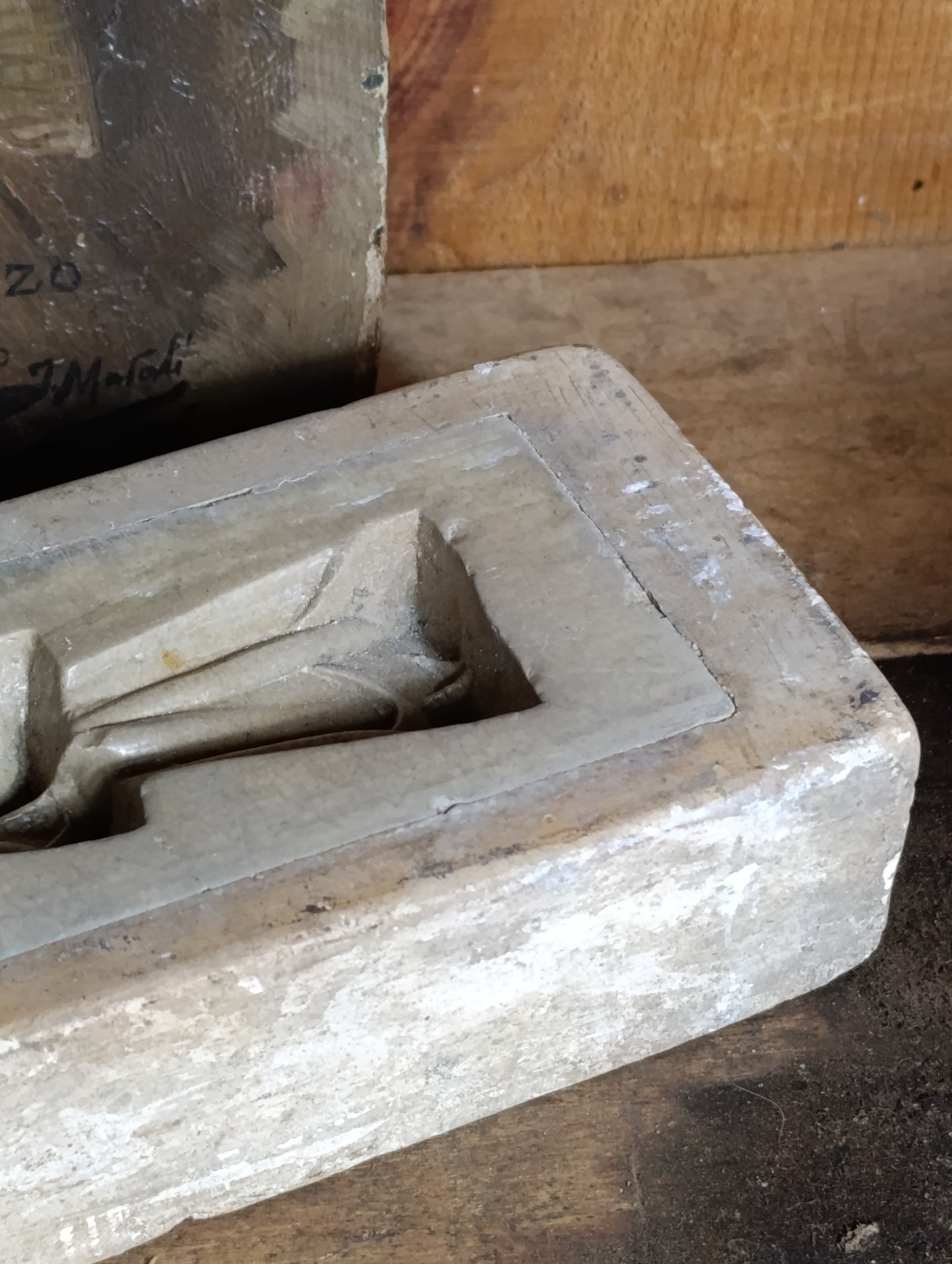 Molde n2. Pieza del siglo XIX para creación de molduras de marcos | Pieza difícil de encontrar