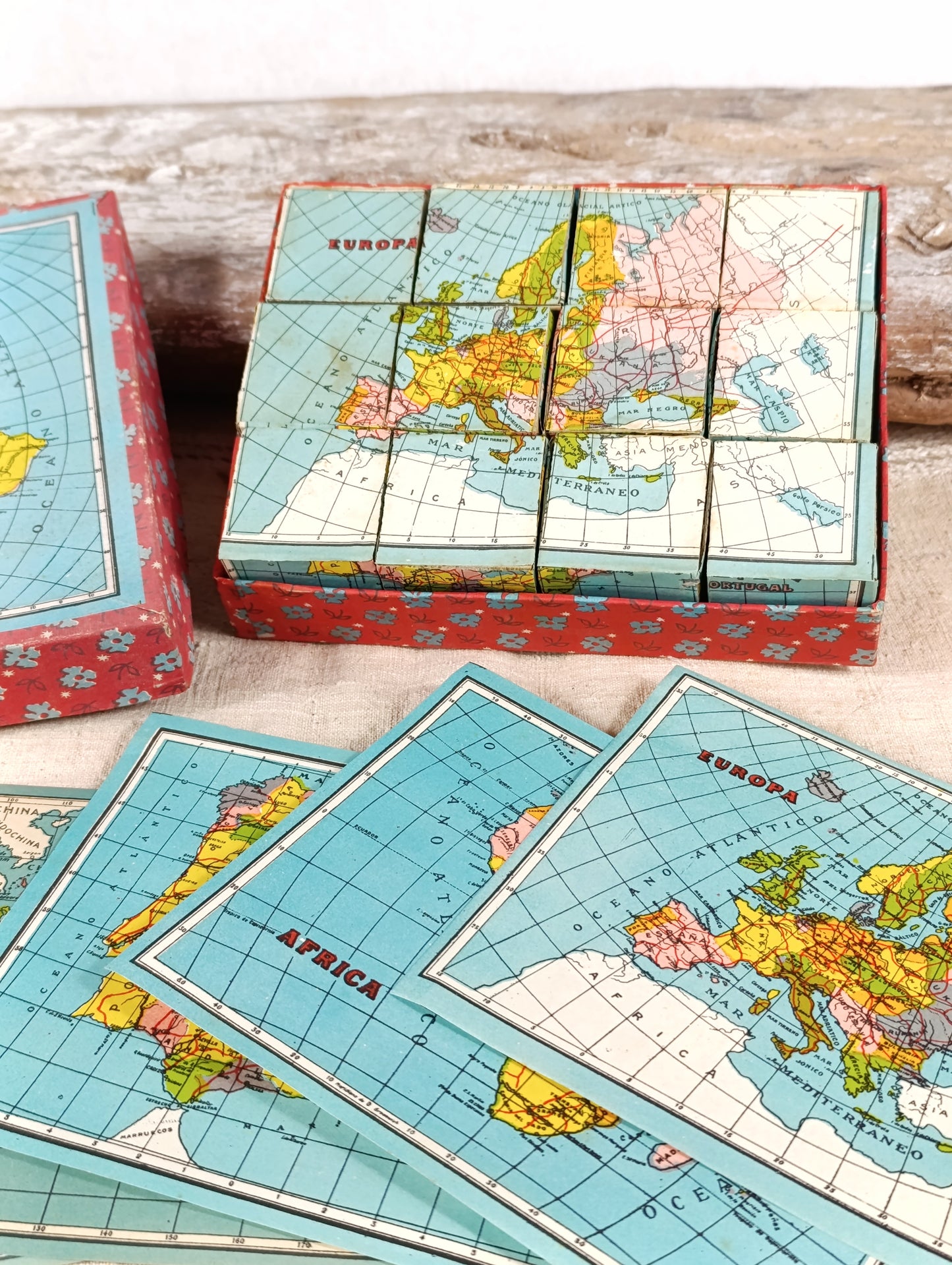 Juego Rompecabezas con Mapas del Mundo