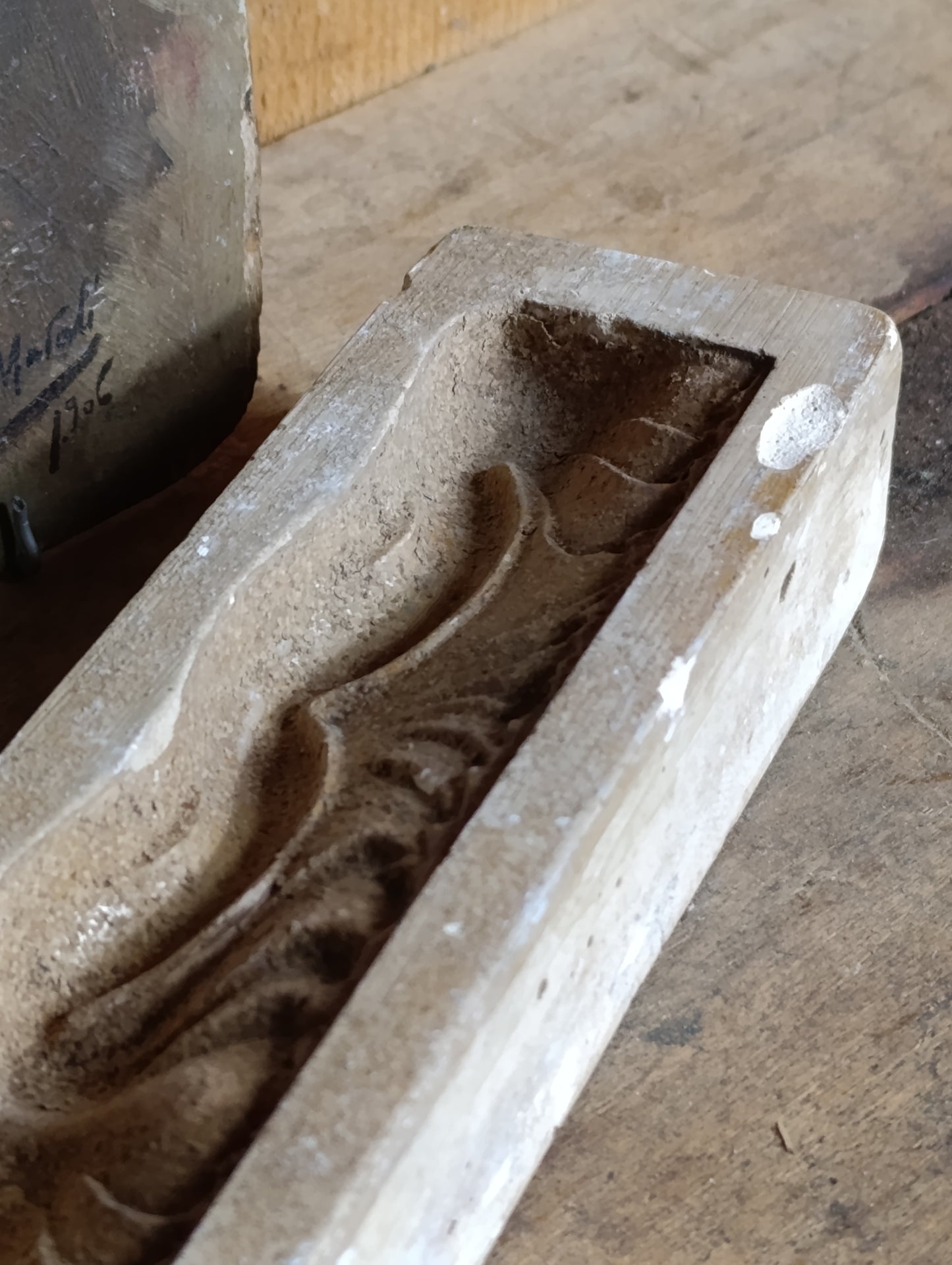 Molde n5. Pieza del siglo XIX para creación de molduras de marcos | Pieza difícil de encontrar