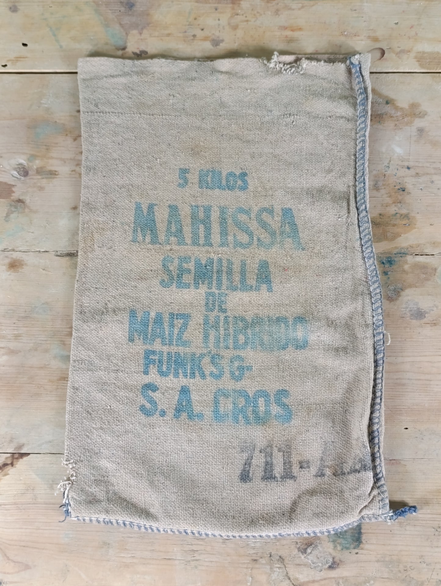 Saco de Arpillera de Semillas de Maíz