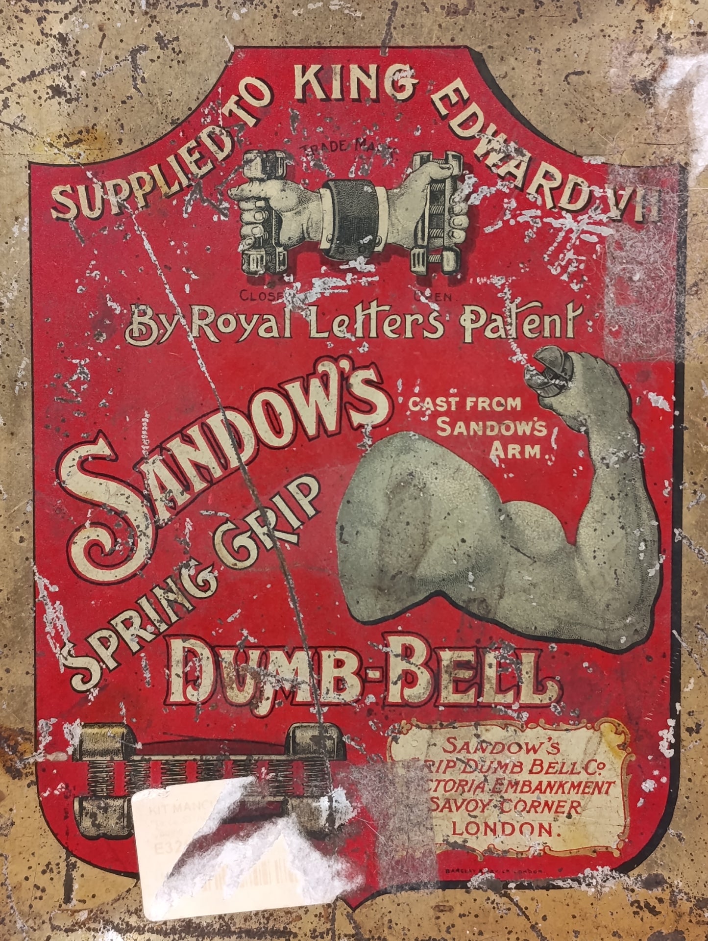 Pesas Mancuernas Marca Sandow's | Finales 1800 | Rarísima pieza