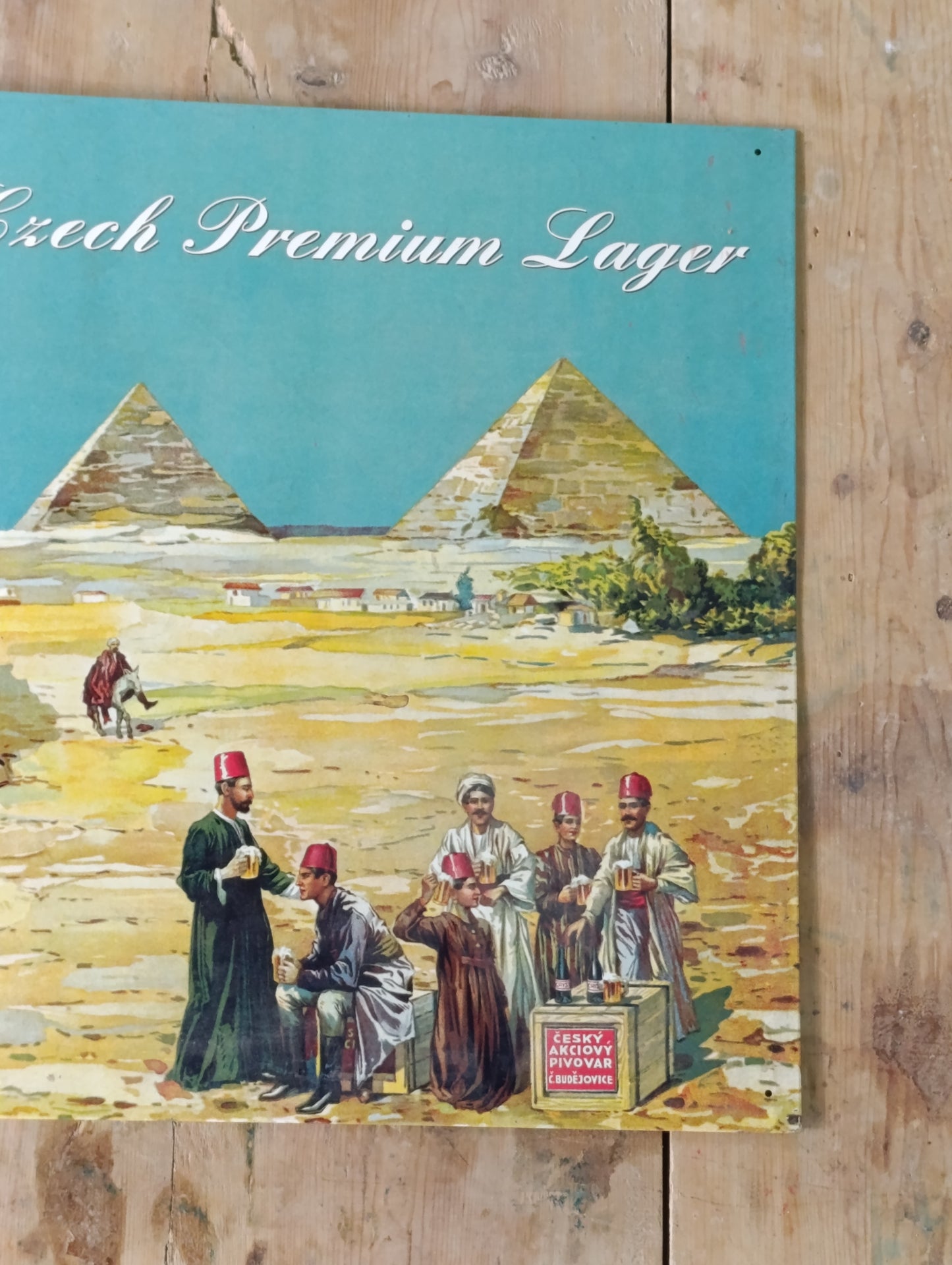 Cartel Original de Cerveza BUDWEISER