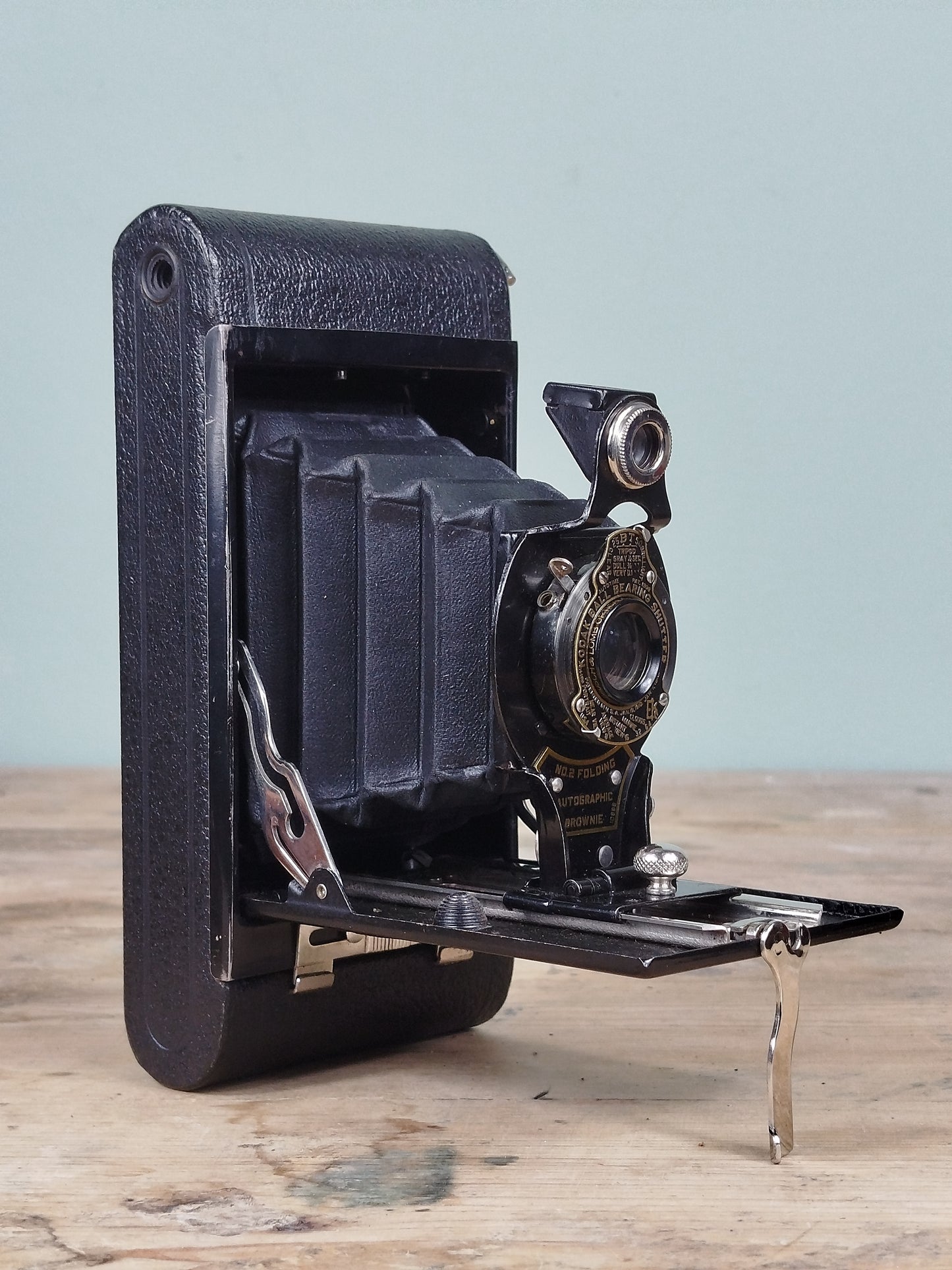 Kodak de fuelle Nº2 | Estado de museo con funda original