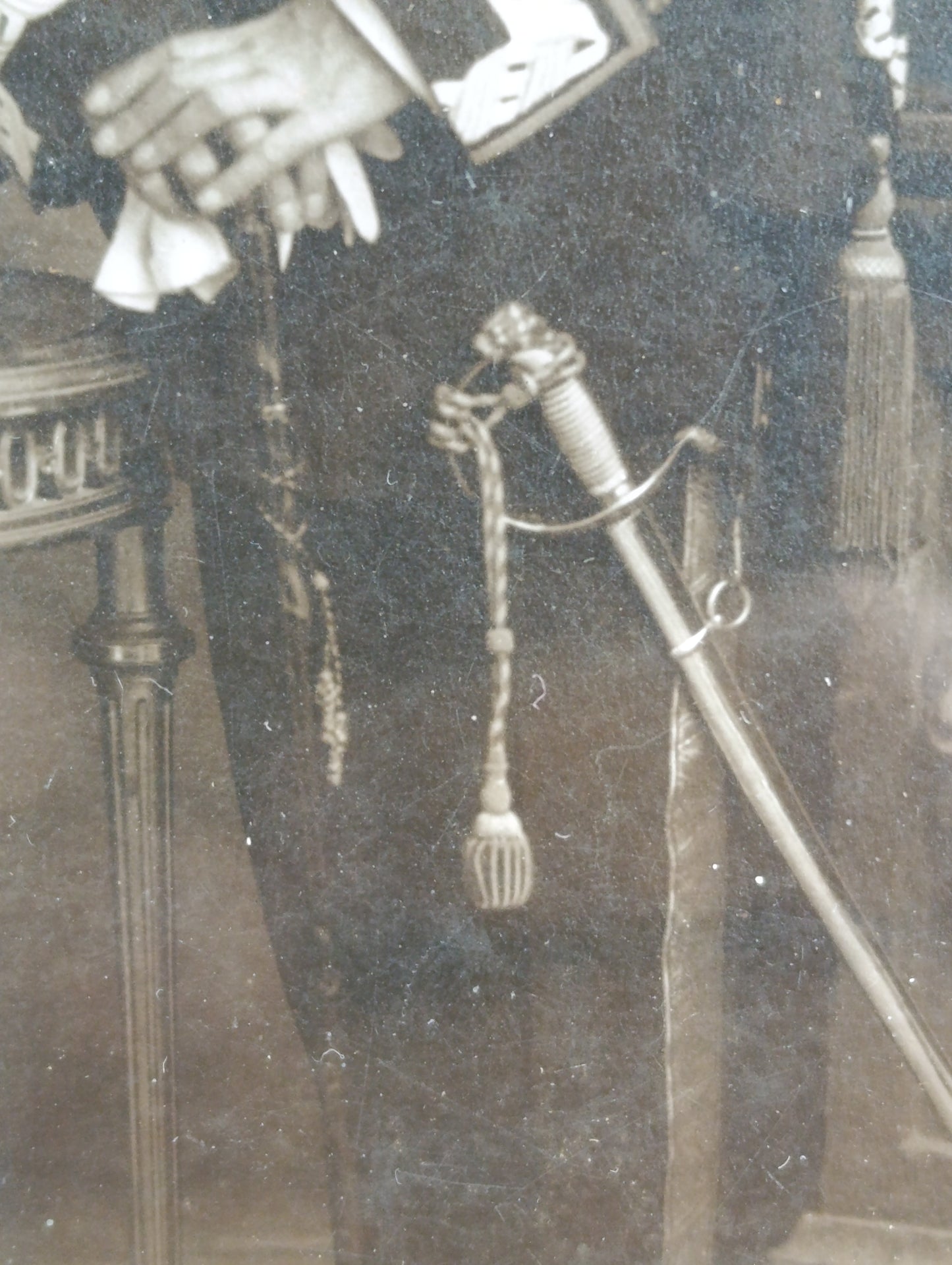 Fotografía original de inspector médico alfonsino.