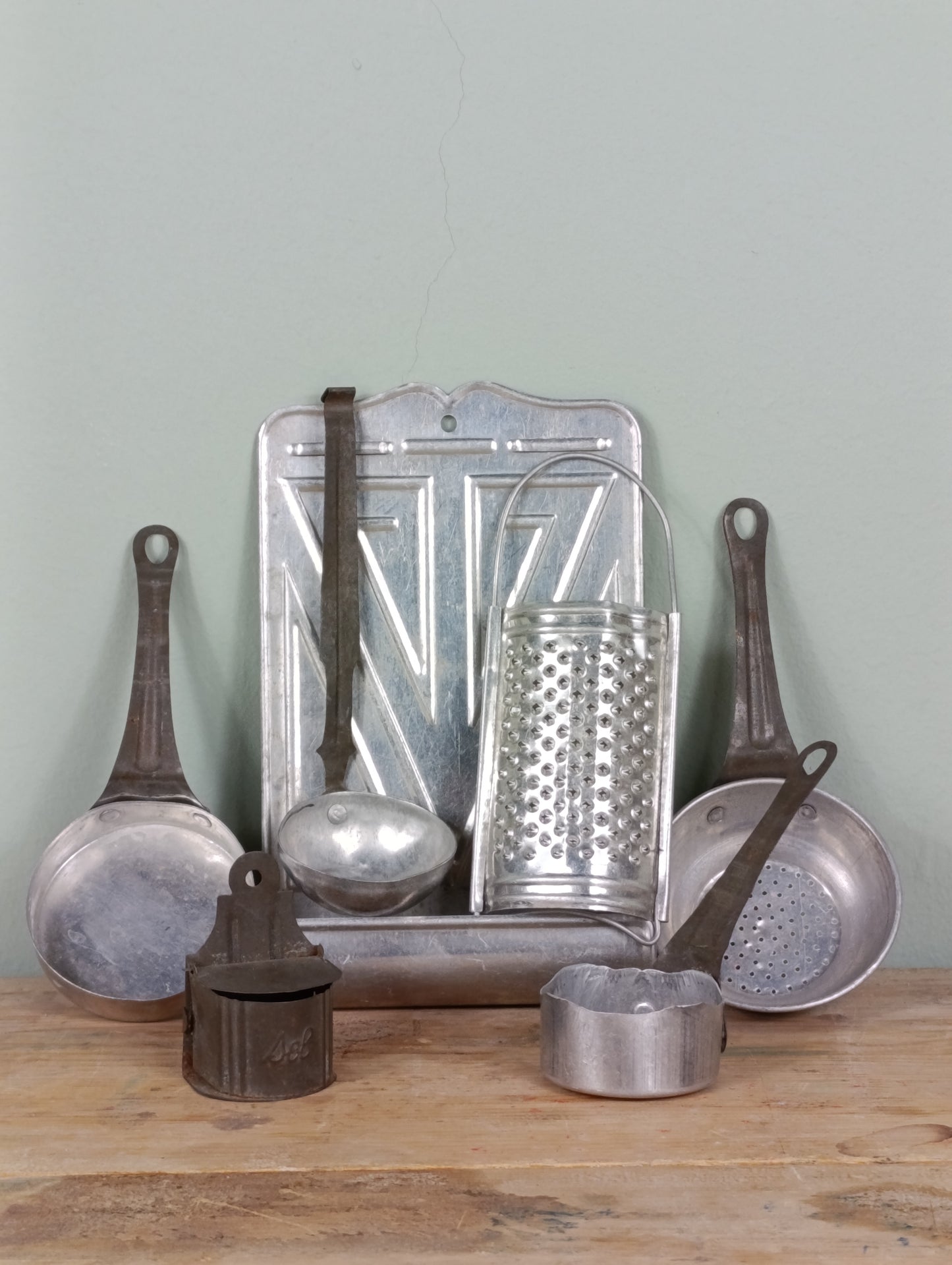 Conjunto de utensilios de cocina de juguete para muñecas