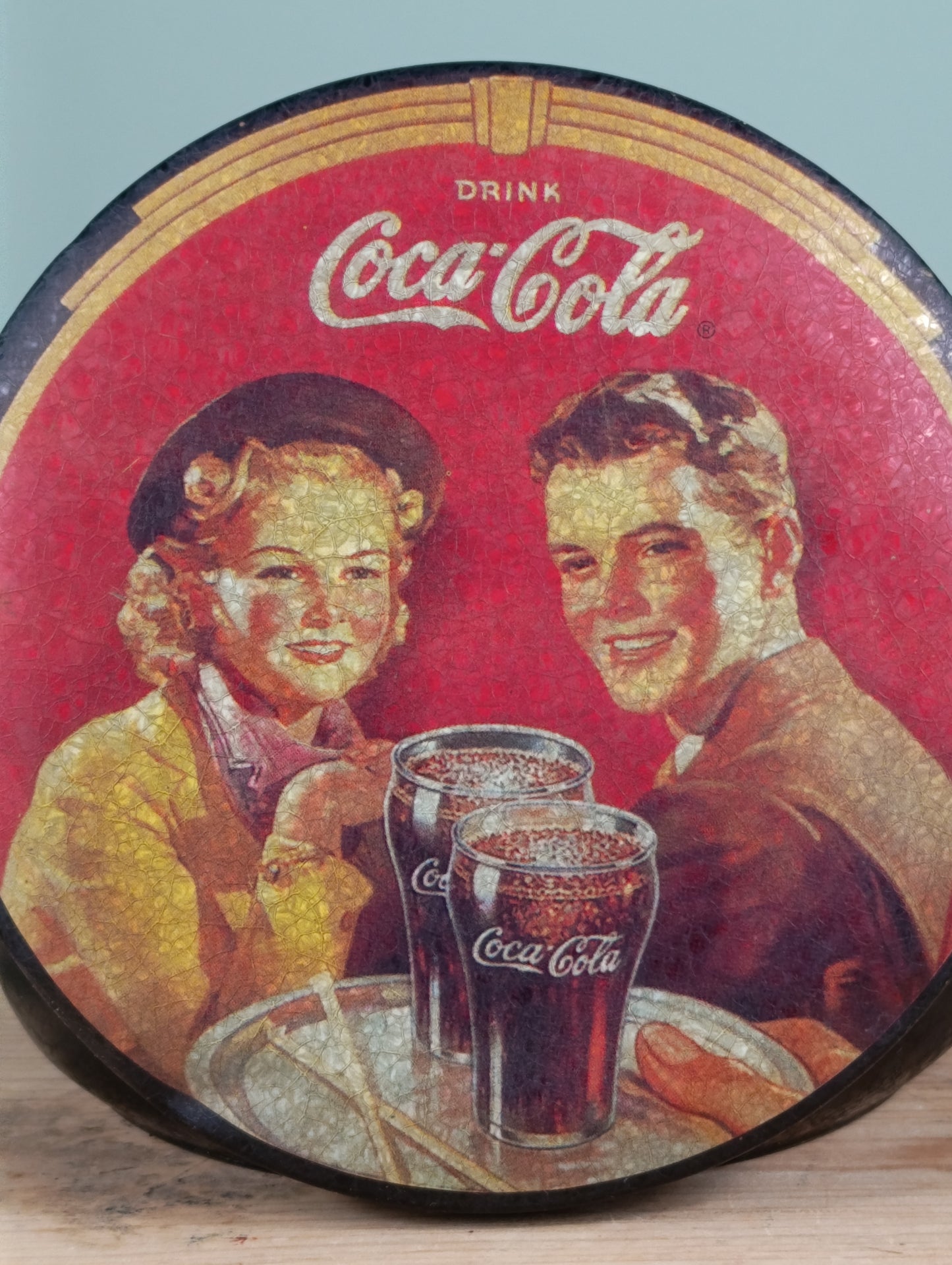 Caja de chapa original Coca-Cola