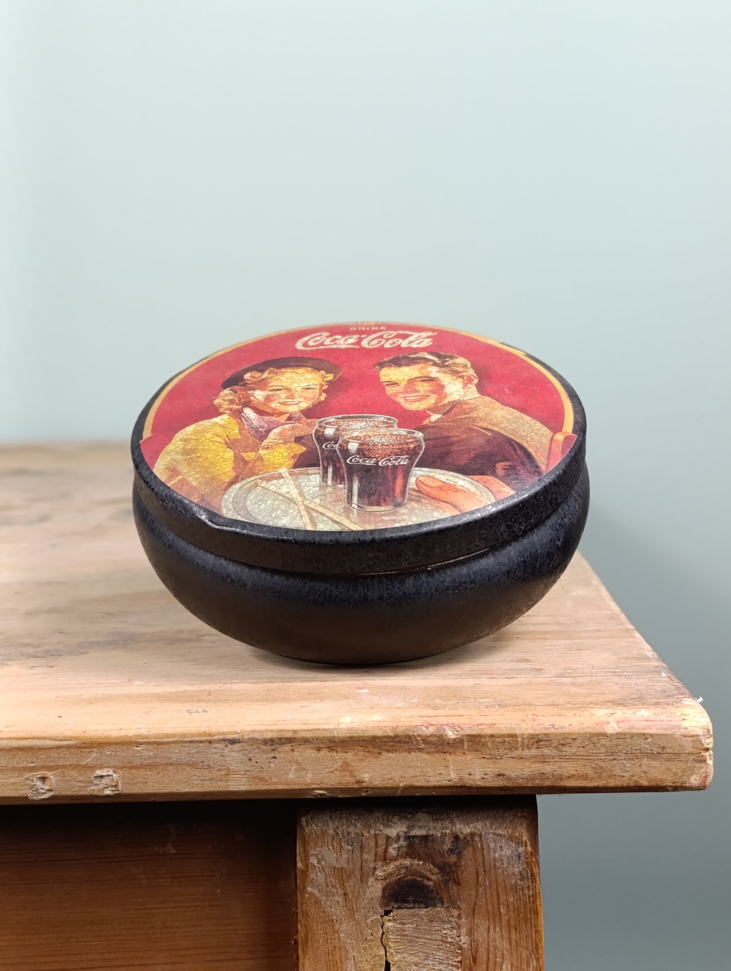 Caja de chapa original Coca-Cola