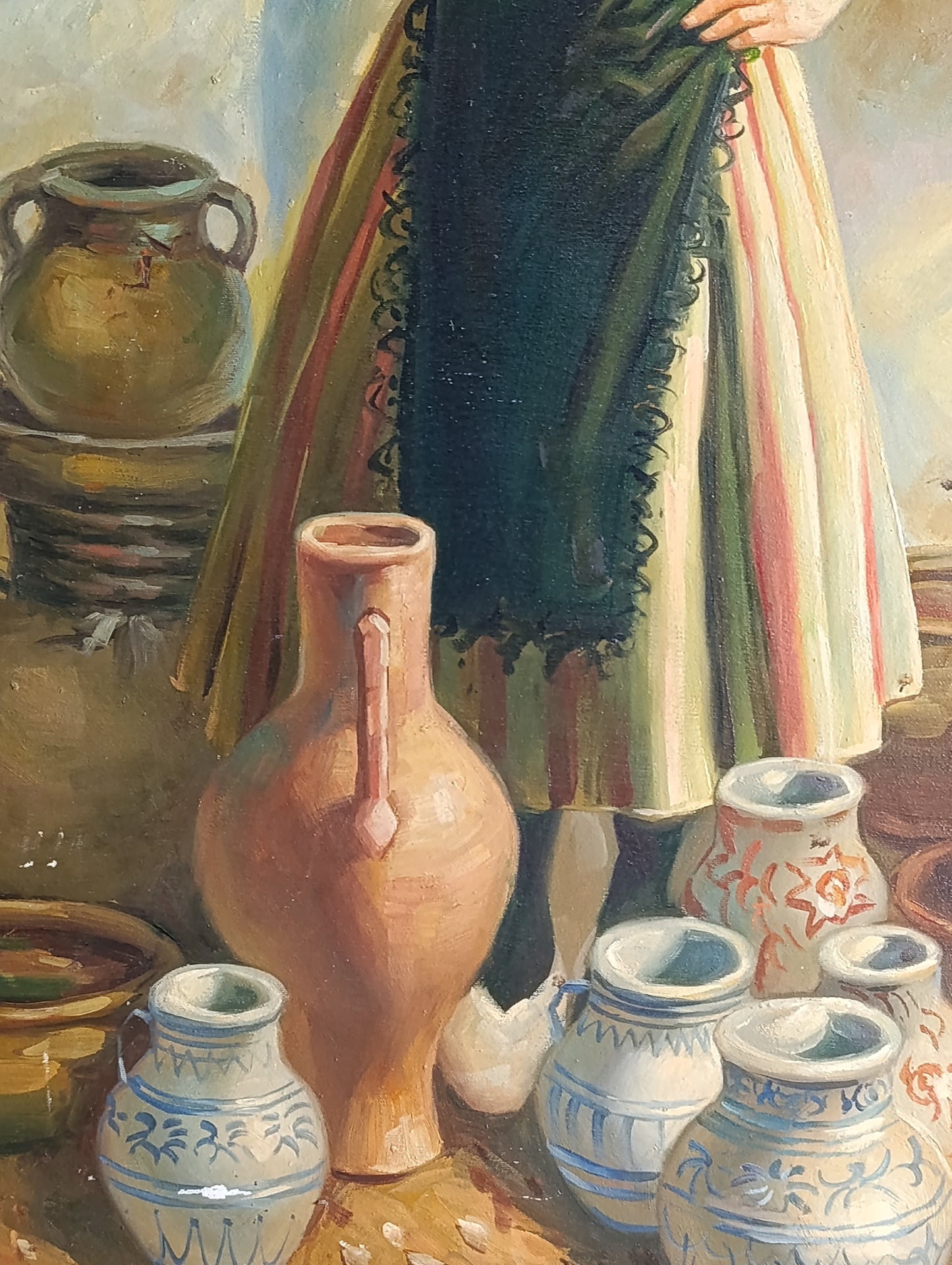 Óleo sobre Lienzo "Escena Valenciana"