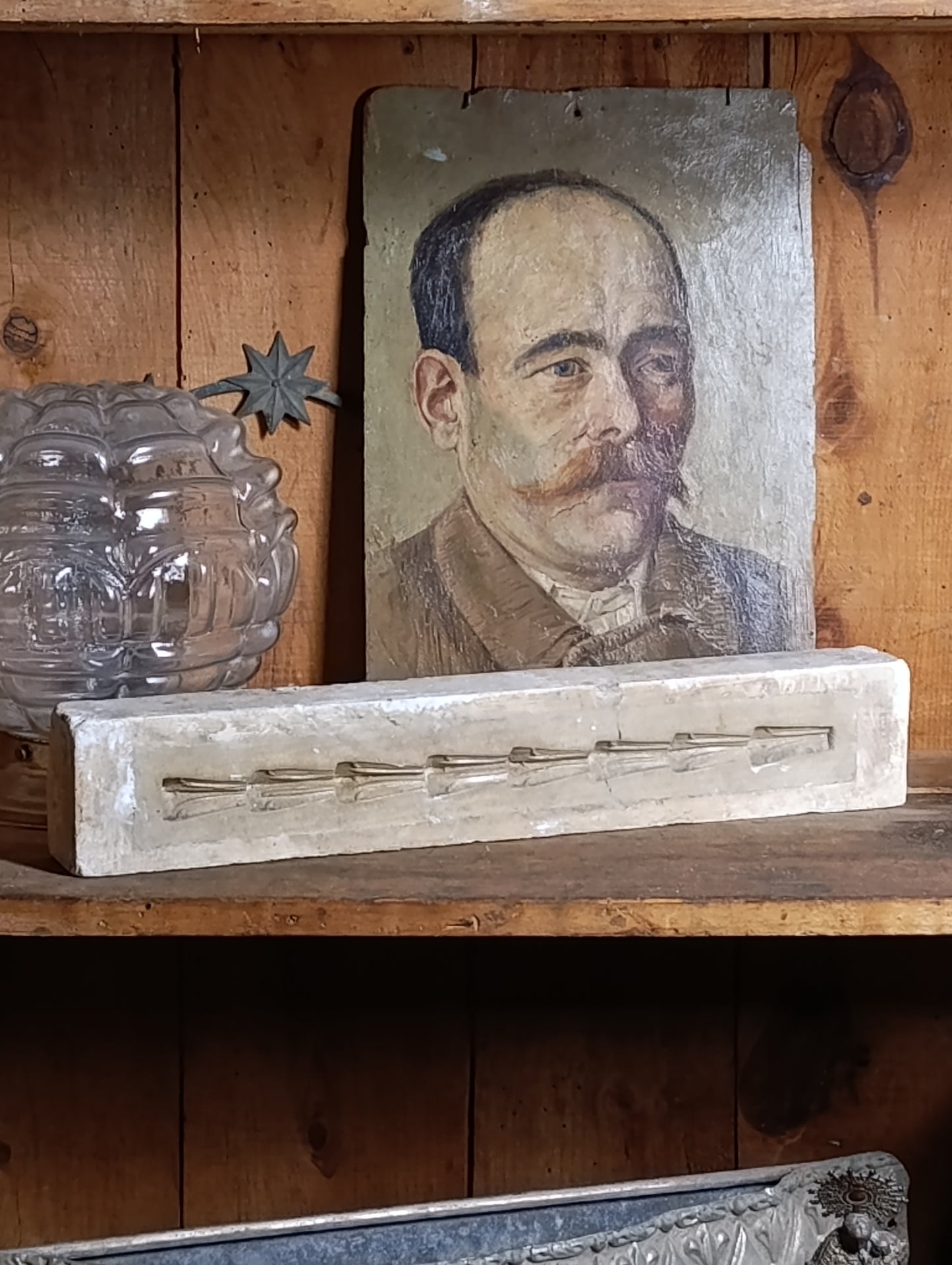 Molde n3. Pieza del siglo XIX para creación de molduras de marcos | Pieza difícil de encontrar