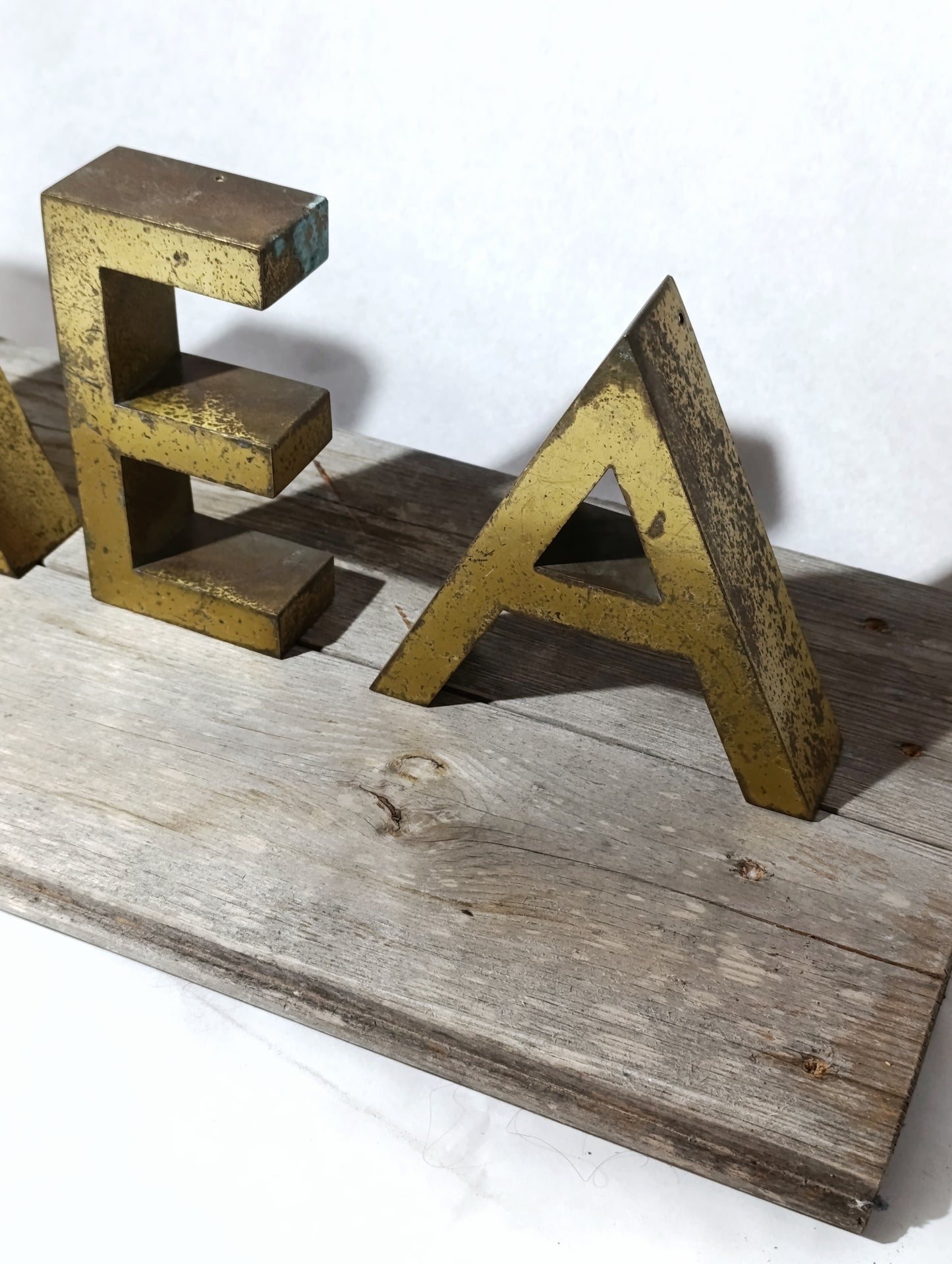 Conjunto de Antiguas letras de comercio