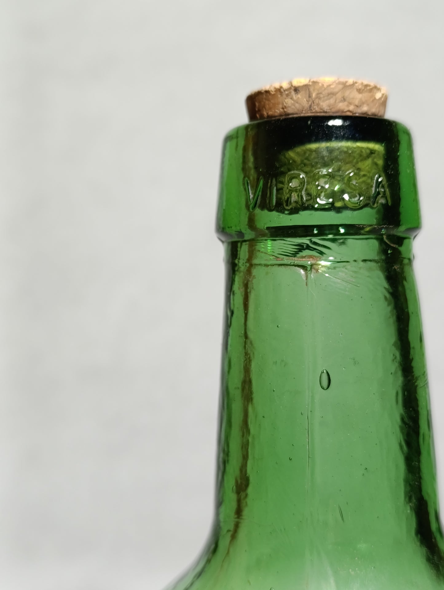 Damajuana de Cristal Soplado Antiguo