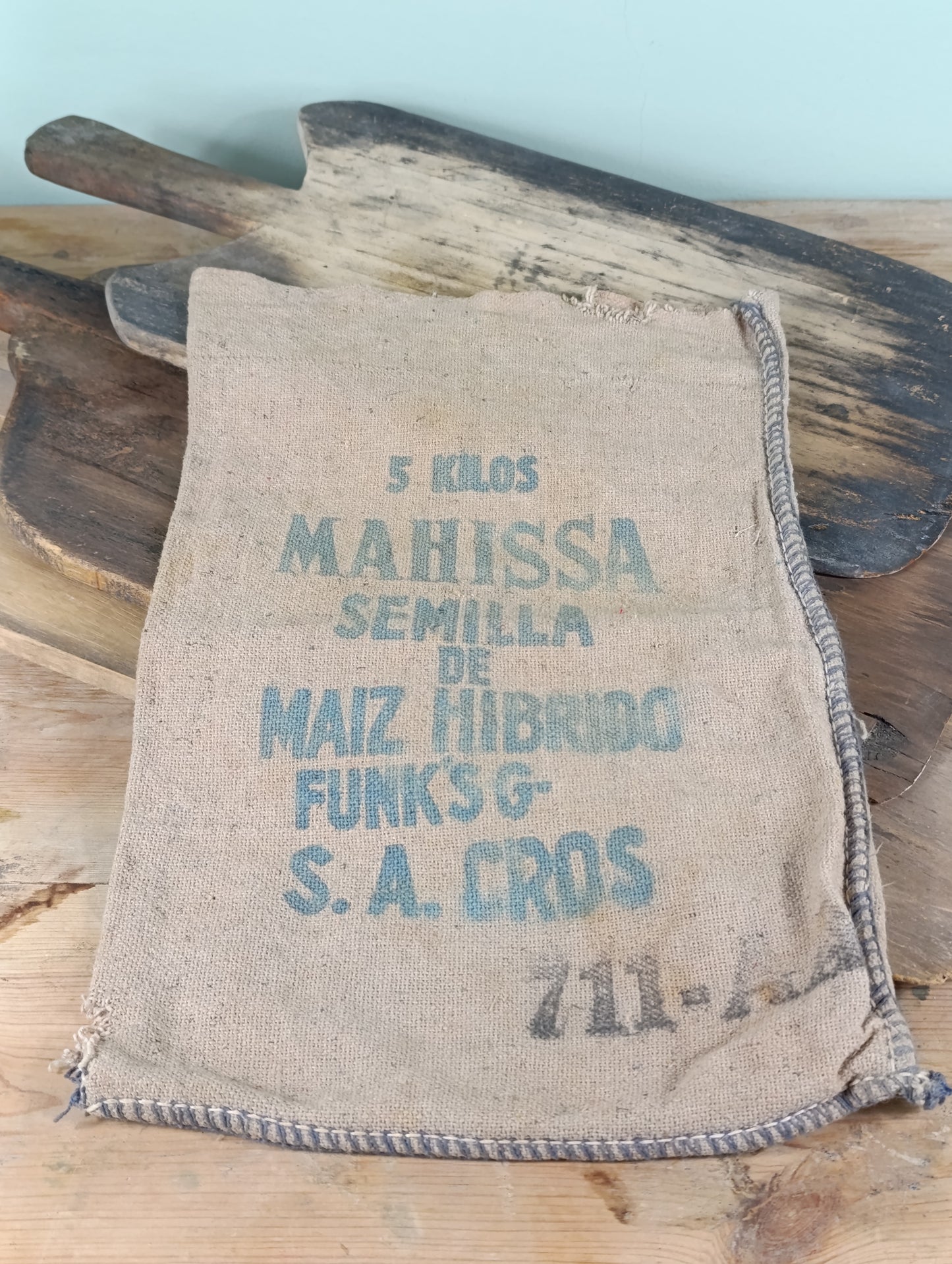 Saco de Arpillera de Semillas de Maíz