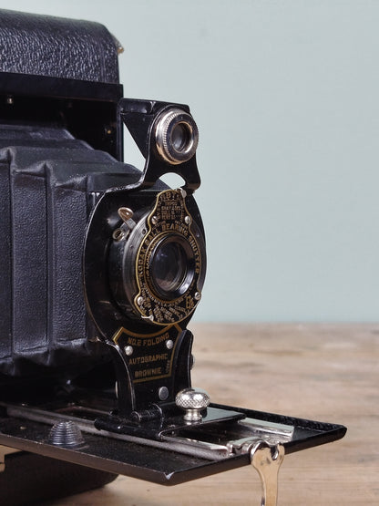 Kodak de fuelle Nº2 | Estado de museo con funda original